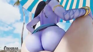 Widowmaker putting the ass in assassin twice