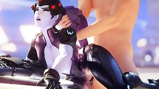 Widowmaker got caught during a battle