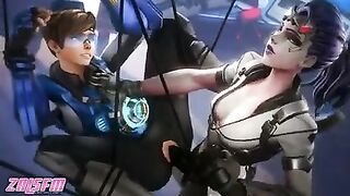 Tracer caught in Widowmaker’s web and gets fucked (Zalsfm) #3