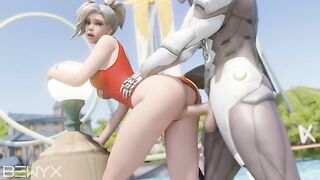 Mercy Lifeguard Doggystyled