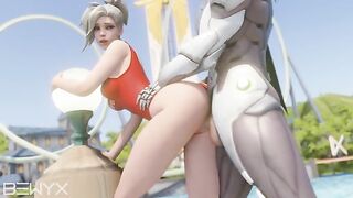 Mercy Lifeguard Doggystyled #2