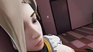 Mercy Giving A Handjob POV #2