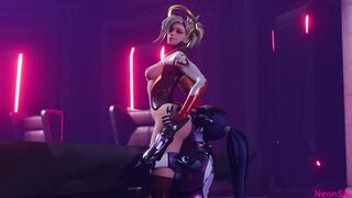 Mercy & Futa Widowmaker (NeonSin) #3