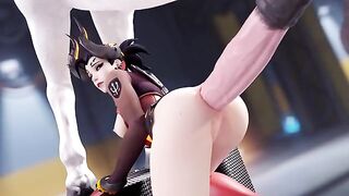 Devil Mercy Wants A Bigger Cock. Stomach Bulge. #4