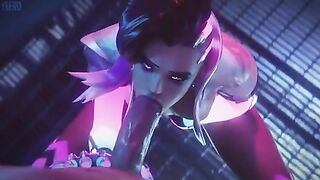 Sombra Sucking the Tip