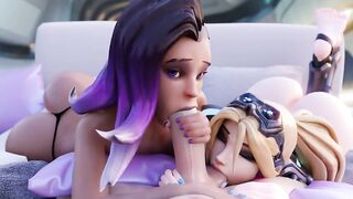 Sombra and Mercy working the objective #4