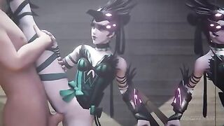 Widowmaker showing off her ballet skills