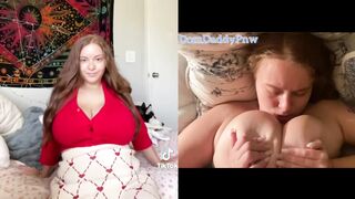 Phat Ass Hot Girls: Busty TikToker reveals her huge tits #4