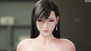 Paizuri: Tifa titfuck  [Final Fantasy] #3